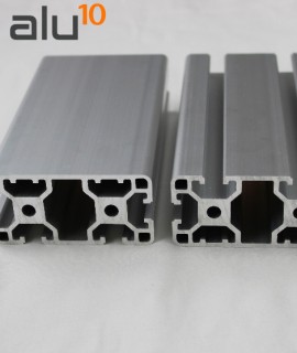 Profilé Aluminium Rainuré 40*80DF