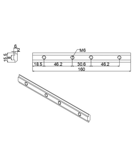 Straight Profile Connector - Series 30/60
